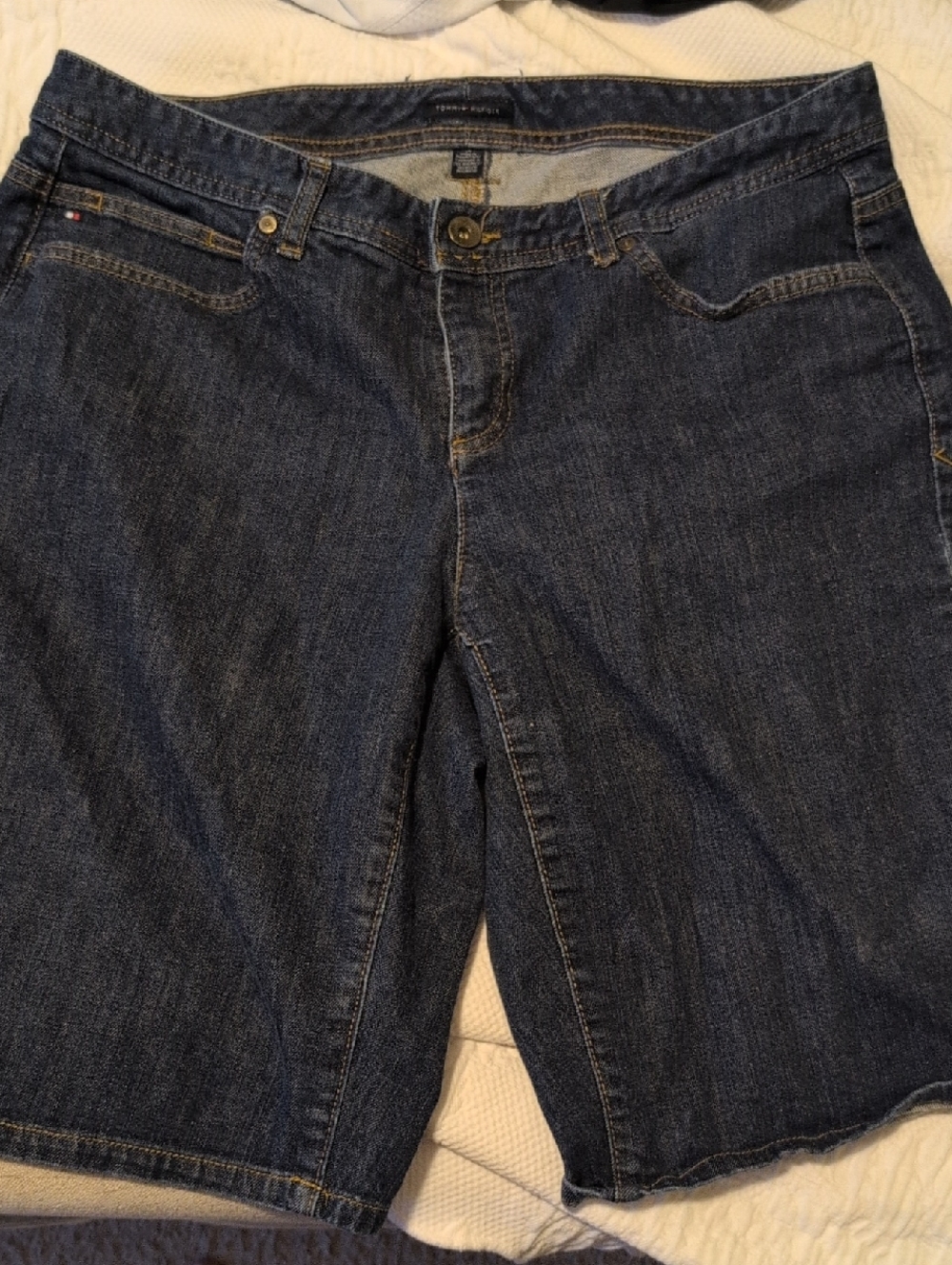 Tommy Hilfiger Dark Blue Denim Bermuda Shorts